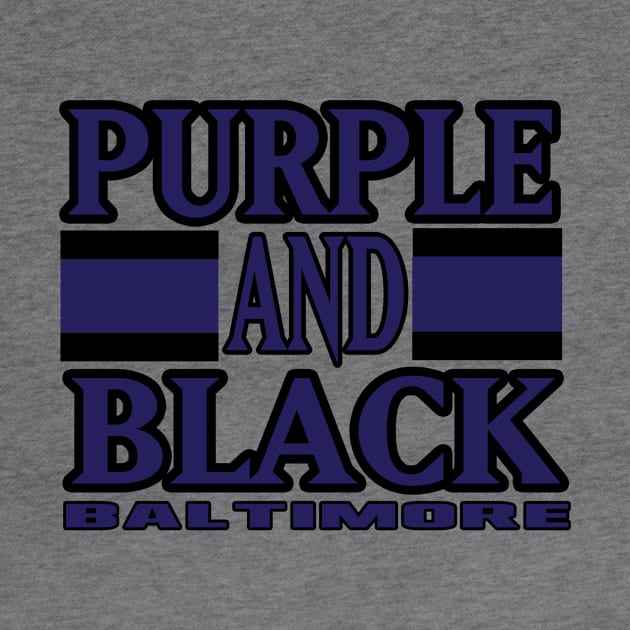 Baltimore LYFE Purple and Black Football Colors! by OffesniveLine